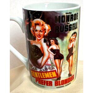 Marilyn Monroe Mug Cup Gentlemen Prefer Blondes Classic Movie Poster Art Coffee